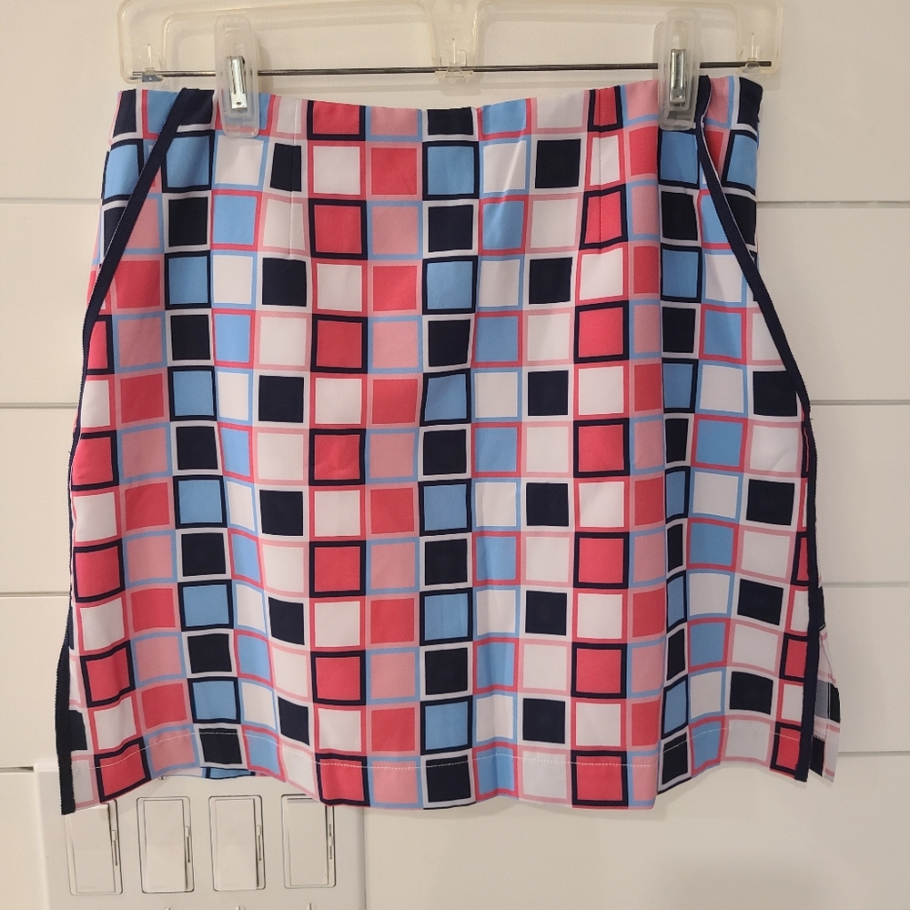 Golftini Colorful Geometric Skirt